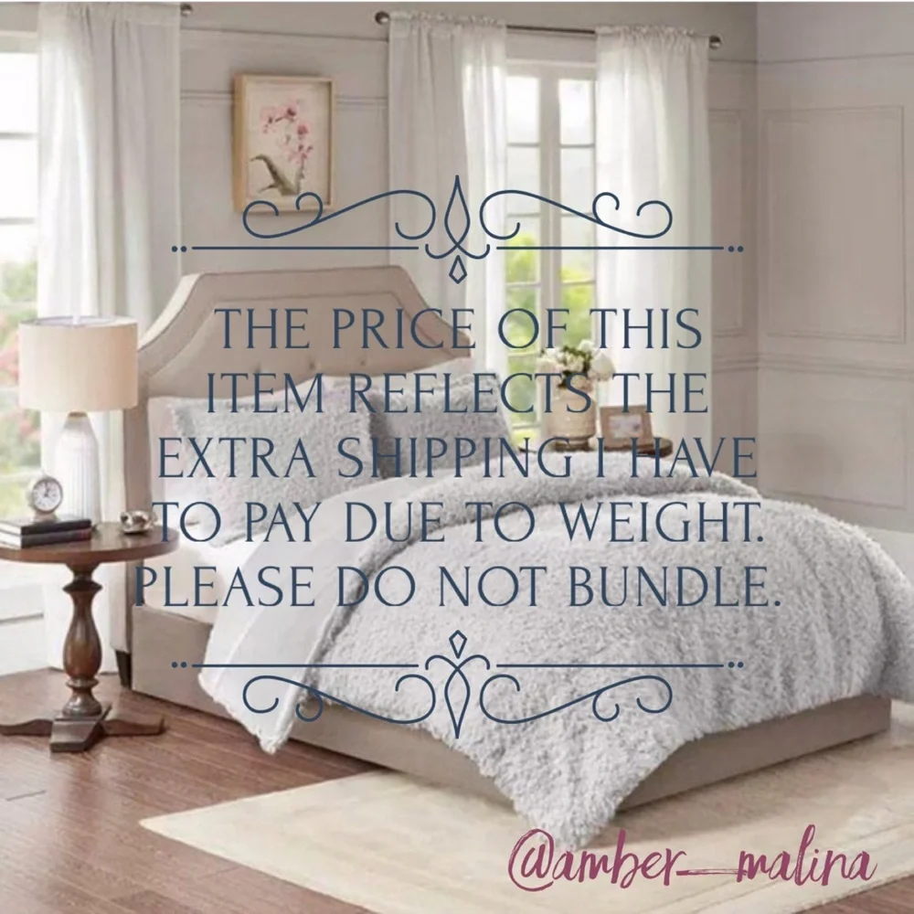 Madison Park Faux Mohair Mink Twin Comforter Set